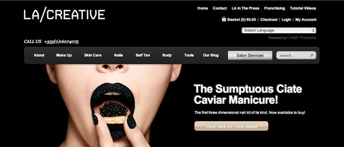 eCommerce Website Launched for LA Creative