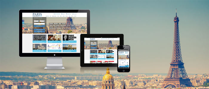 Responsive eCommerce  Booking Website launched for Paris Apartments Plus