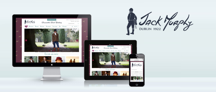 Responsive eCommerce Website launched for Jack Murphy