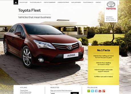 Toyota Fleet website launched